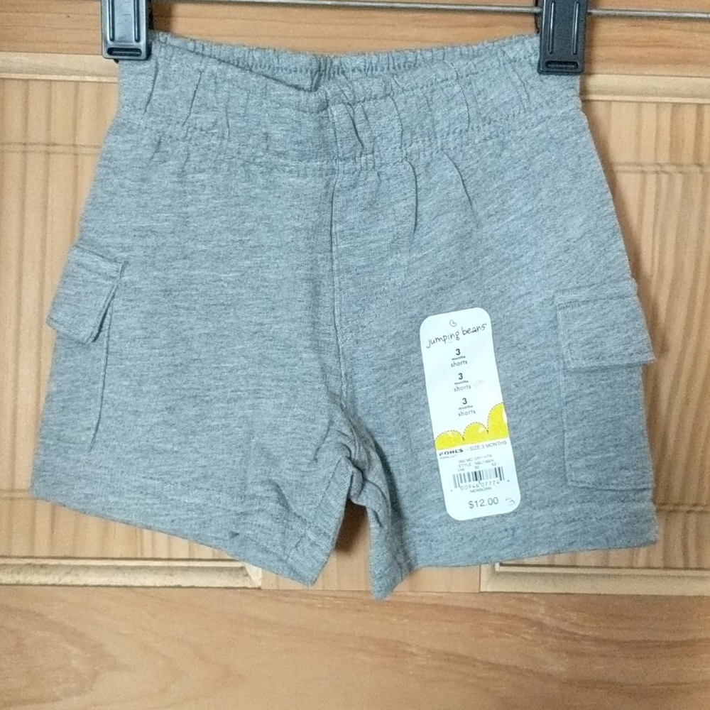 Kids 3M gray shorts